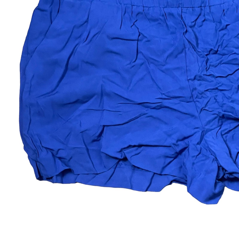 APT.9 Mid-Rise Solid Blue‎ Pull On Casual Shorts Flat Front Women Large NWT - Picture 3 of 9